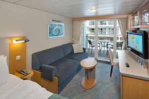 Allure of the Seas - Central Park View Stateroom with Balcony (1J)