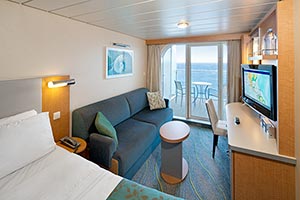 Allure of the Seas - Ocean View Stateroom with Balcony (2D)