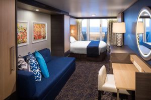Odyssey of the Seas - Obstructed Ocean View Balcony (1E)
